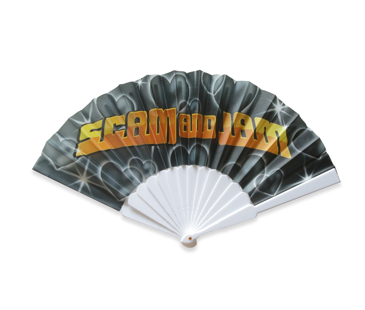 Airbrush Heart Fan (Black)