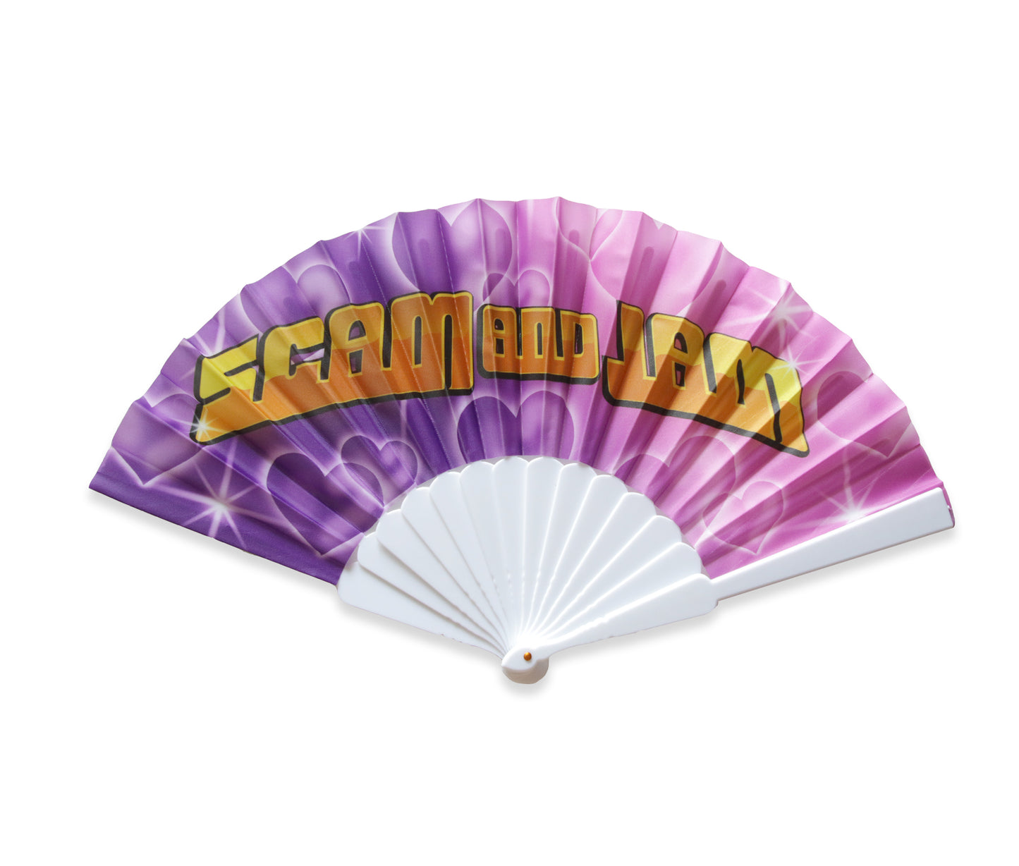 Airbrush Heart Fan (Pink)